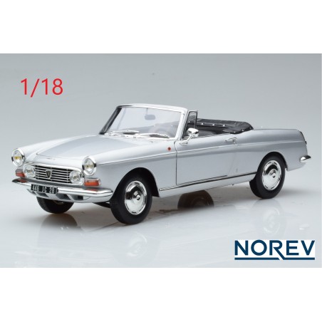 Peugeot 404 cabriolet 1969 grise - NOREV
