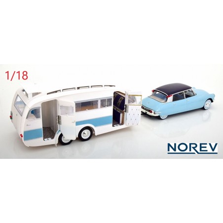 Citroen DS 19 de 1959 + caravane Henon - NOREV