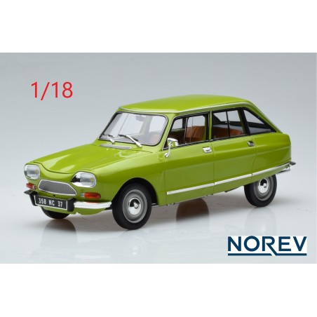 Citroen ami 8 club de 1968 verte - NOREV