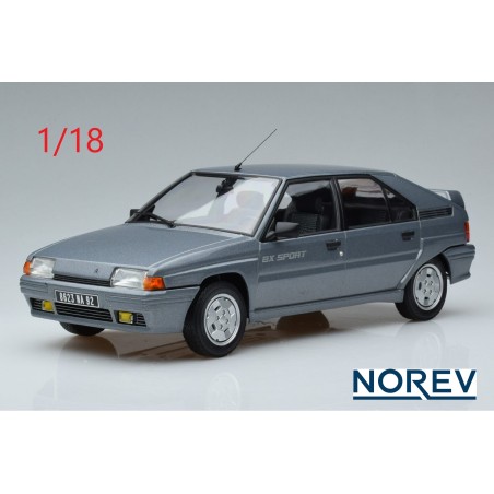 Citroen BX Sport 1985 grise métal - Norev
