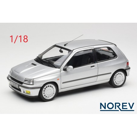Renault Clio 16S 1992 grise métal - NOREV