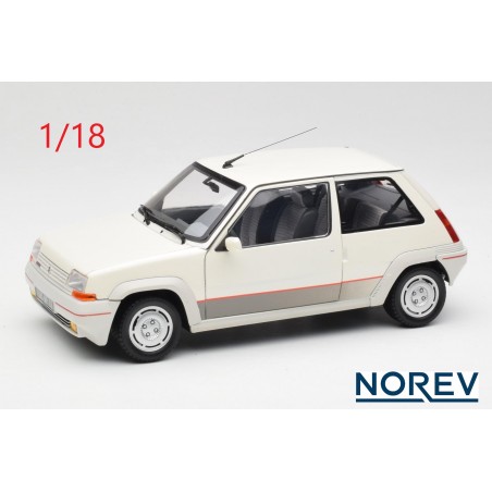 Renault Supercinq GT Turbo Ph1 1985 blanche - NOREV