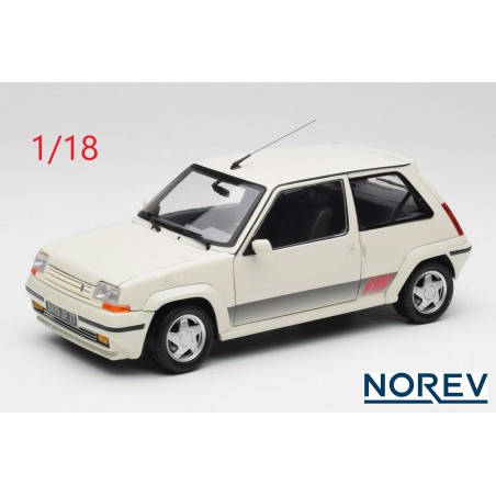 Renault Supercinq GT Turbo Ph2 1989 blanche - NOREV