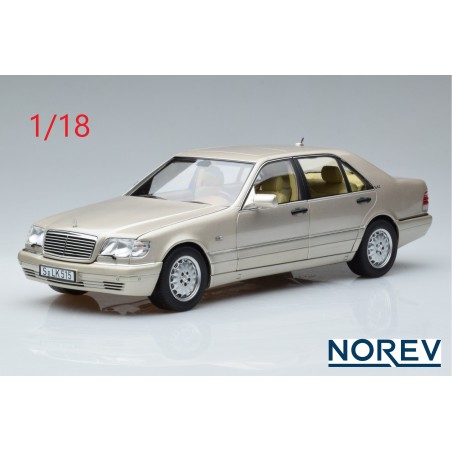 Mercedes S600 1997 champagne - Norev