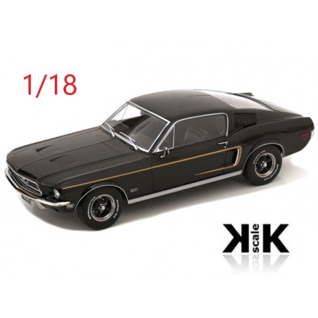 Ford Mustang Fastback 1968 noire - KK Scale