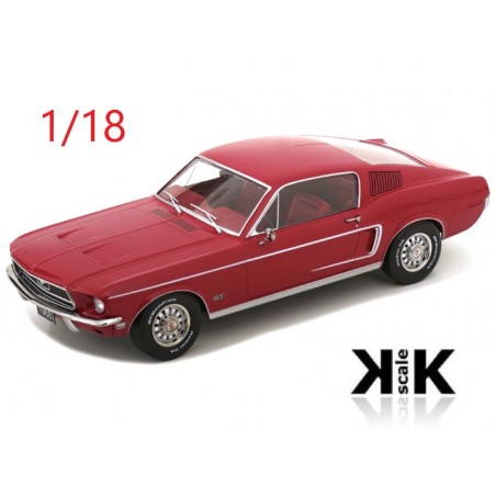 Ford Mustang Fastback 1968 rouge - KK Scale