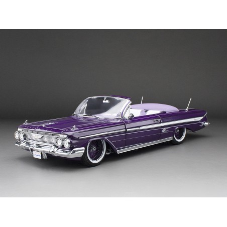 Chevrolet Impala convertible 1961 Lowrider purple - Sunstar
