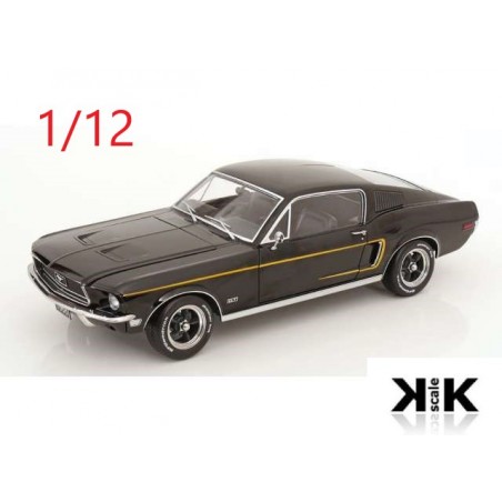 Ford Mustang GT Fastback 1968 noire - KK Scale