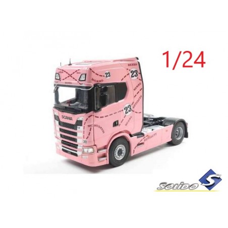 Scania 580S Highline 2023 pink pig tribute - Solido