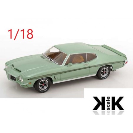 Pontiac GTO Lemans 1972 verte métal - KK Scale