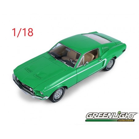 Ford Mustang Fatback 1968 verte - Greenlight