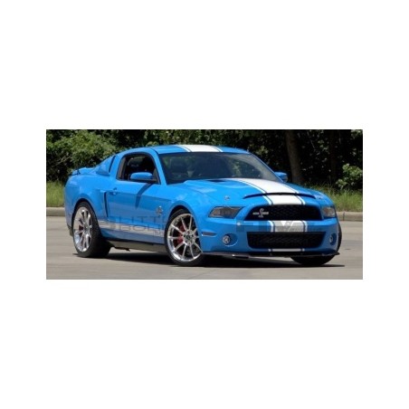 Ford Mustang Shelby GT500 2012 bleue Grabber - Greenlight