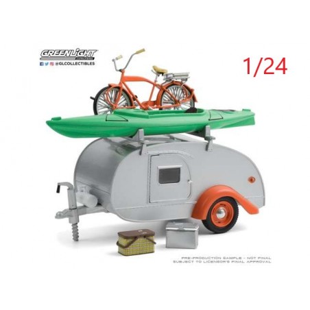 Caravane Teardrop + accessoires - Greenlight