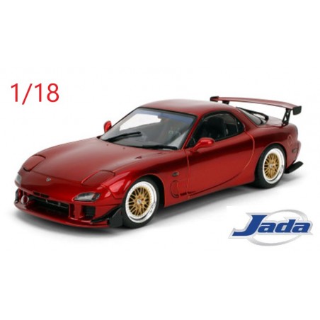 Mazda RX7 SD rouge métal - Jada toys