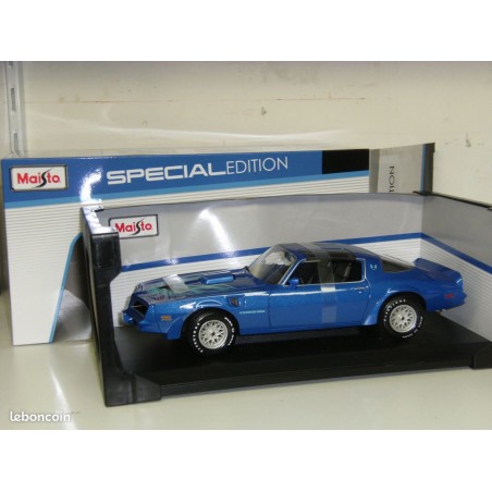 Pontiac Firebird Trans'am bleue - Maisto