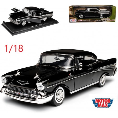 Chevrolet Bel air 1957 Hard top noire - Motormax