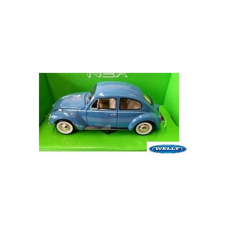 1/24 Volkswagen Cox beetle bleue - Welly