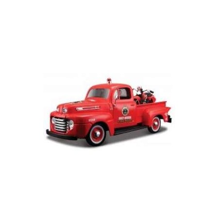 1948 Ford F1 rouge "Harley Davidson" - Maisto