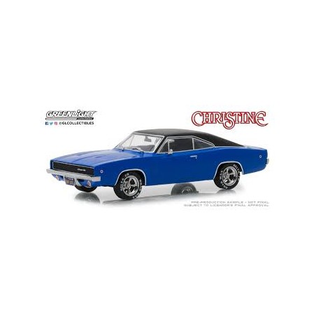 1/43 Dodge charger 1968 " Christine " bleue - Greenlight