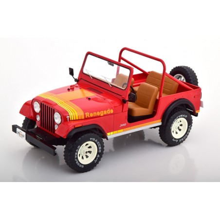 1976 Jeep CJ-7 Renegade rouge - MCG