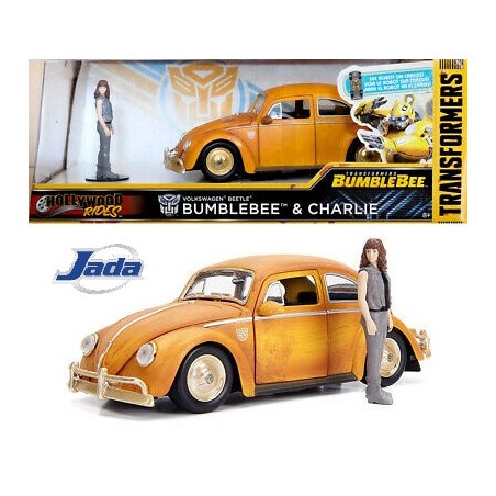 1/24 VW Cox beetle Bumblebee jaune - Jada toys